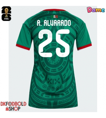 Mexico Roberto Alvarado #25 Hjemmebanetrøje Dame VM 2026 Kort ærmer
